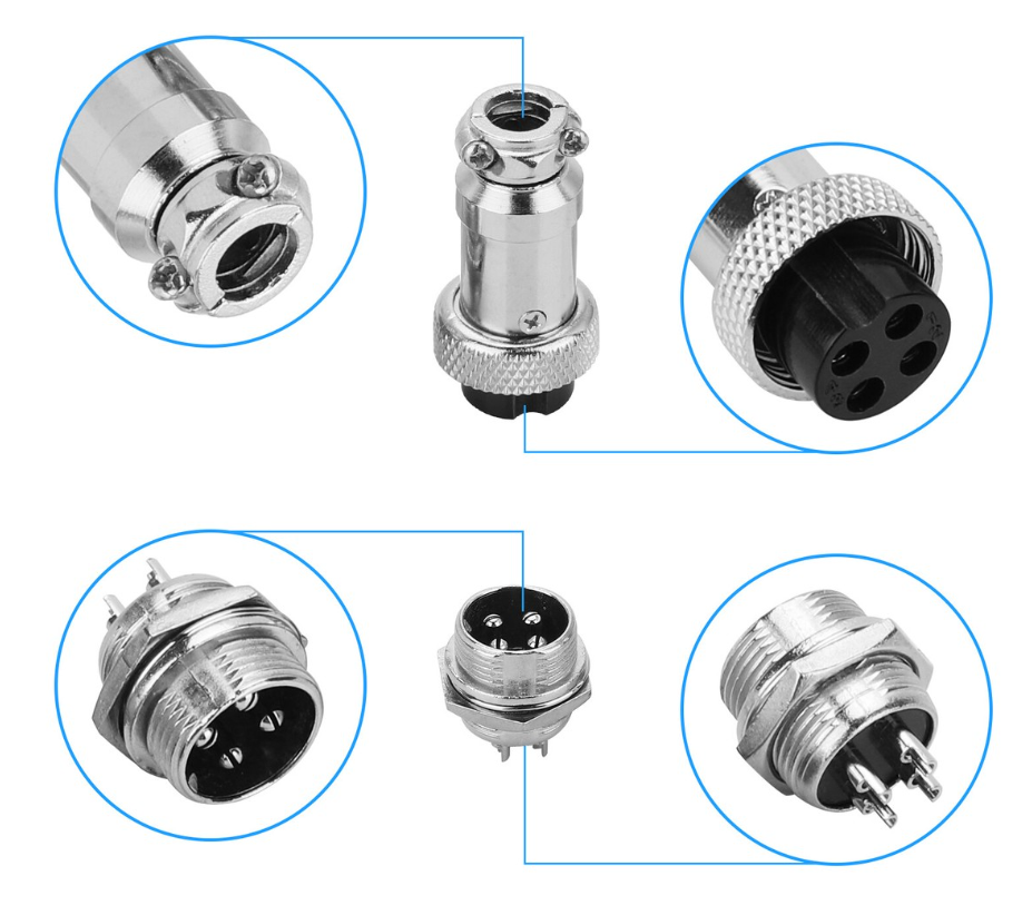 4-pin aviation connector