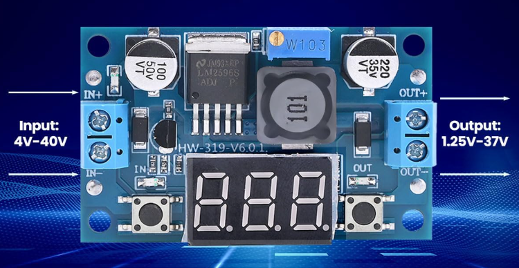 LM2596 adjustable buck converter