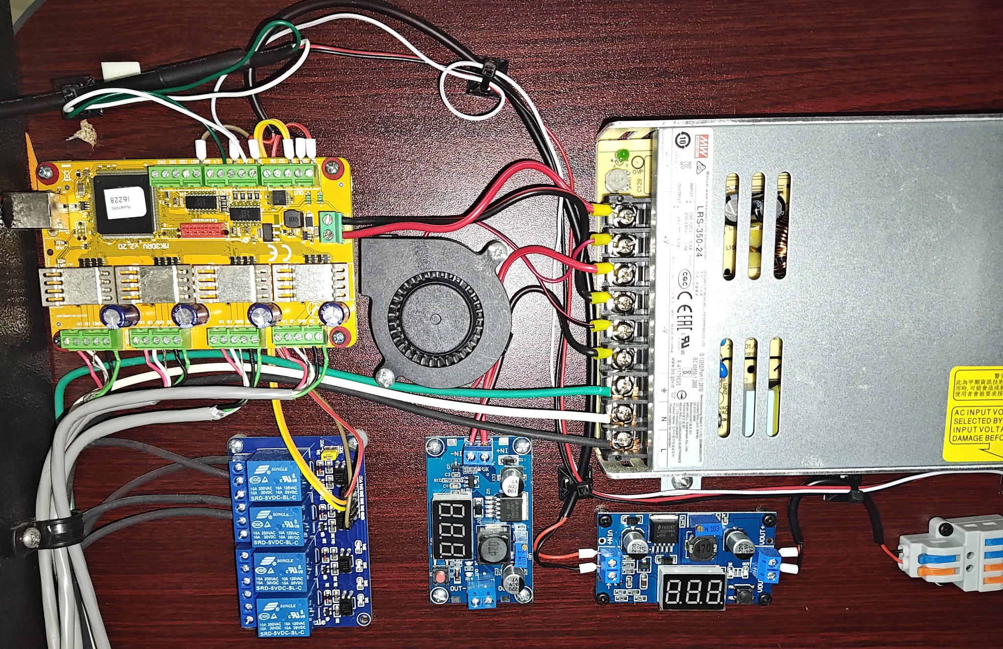 DWC1824 internal control box overview