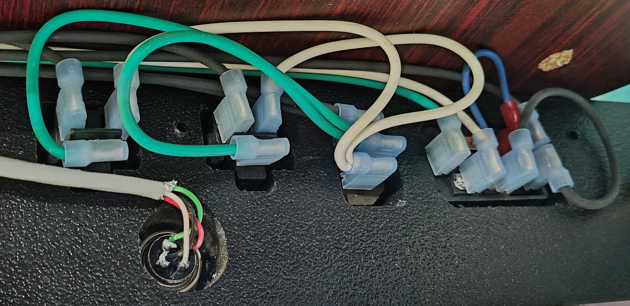 DWC1824 rear power panel wiring